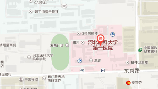 河北医科大学第一地址图